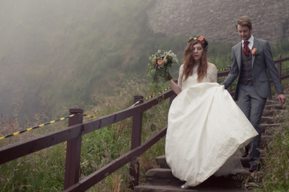 Floral Crown, Scottish Castle Wedding