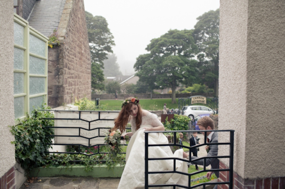 Floral Crown, Scottish Castle Wedding