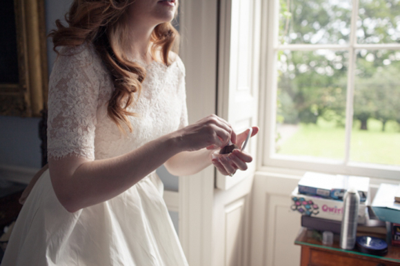 Floral Crown, Scottish Castle Wedding