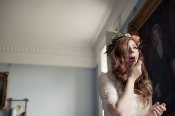 Floral Crown, Scottish Castle Wedding