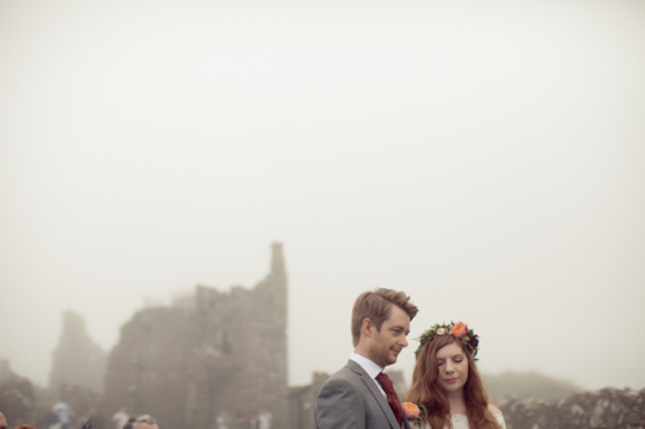 Floral Crown, Scottish Castle Wedding