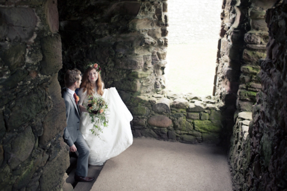 Floral Crown, Scottish Castle Wedding