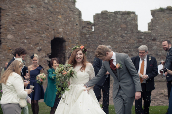 Floral Crown, Scottish Castle Wedding