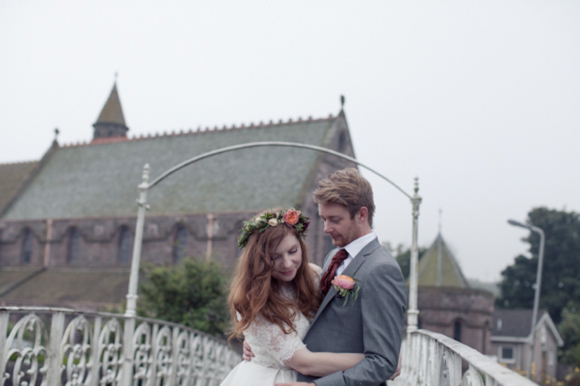 Floral Crown, Scottish Castle Wedding