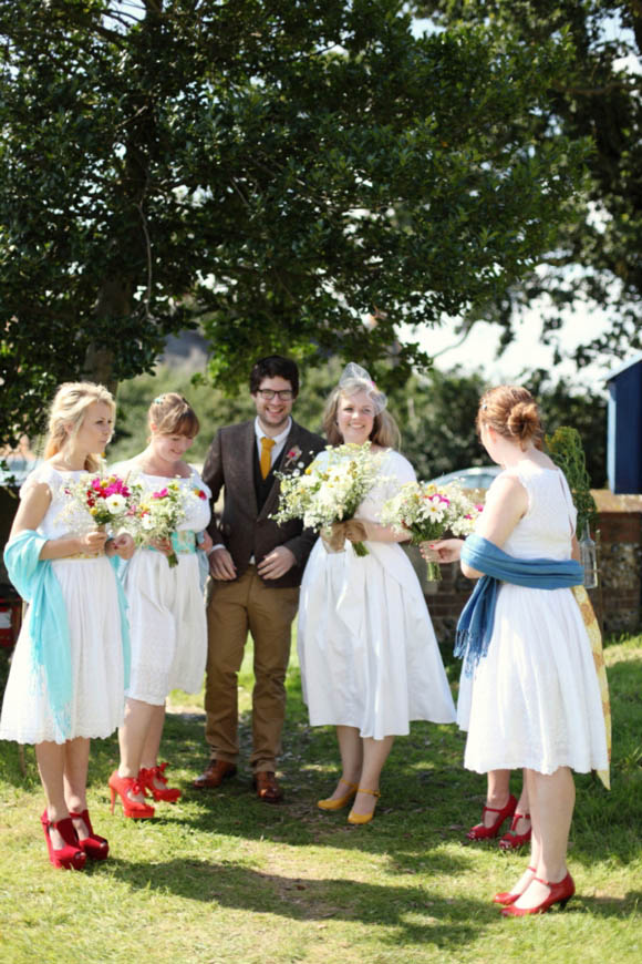 Handmade, rustic barn wedding