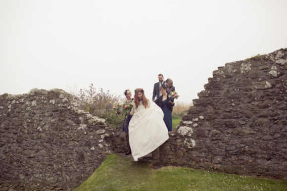 Floral Crown, Scottish Castle Wedding