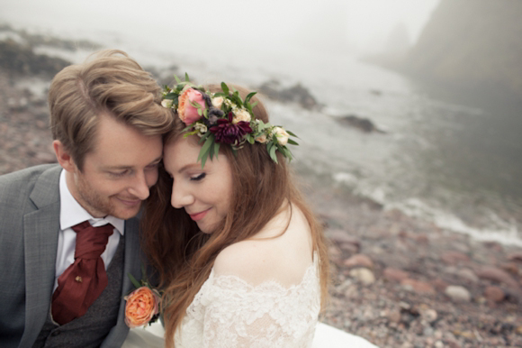 Floral Crown, Scottish Castle Wedding