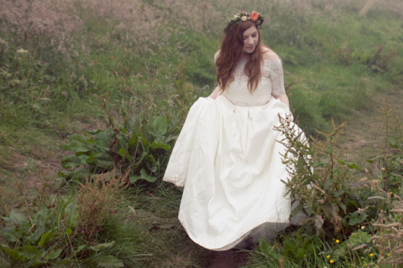 Floral Crown, Scottish Castle Wedding