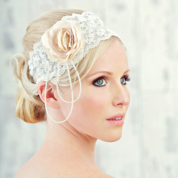 vintage and luxury wedding jewellery and accessories by Donna Crain vintage inspired veils, Juliet cap veils, vintage jewellery and headpieces