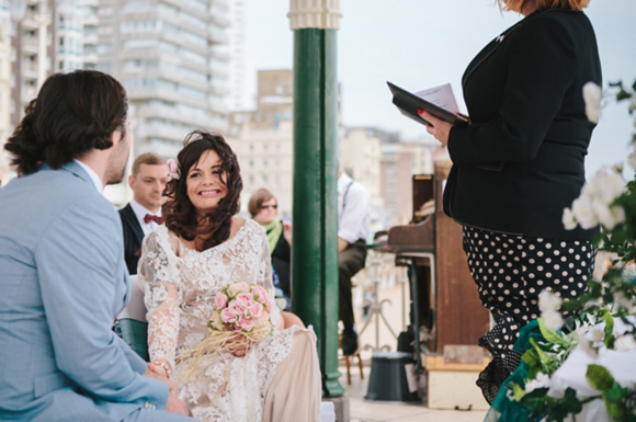 Pregnant Bride, Brighton Pier Wedding