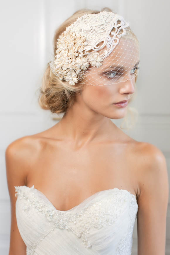 Jannie Baltzer 2013 Collection of Bridal headpieces