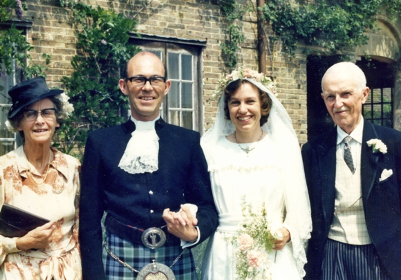 With Bride's parents (Pamela & Ian)