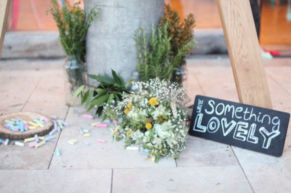 Handmade, rustic barn wedding