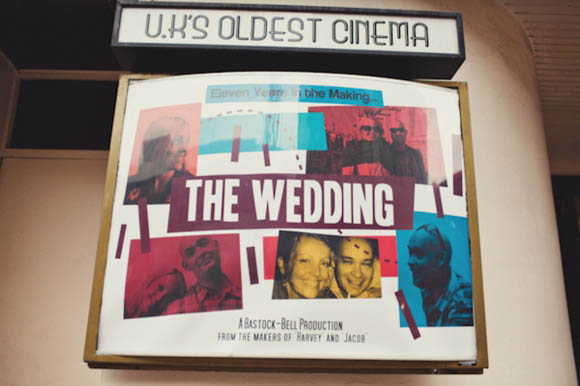 Cinema Wedding, Tiffany Blue, 1950s wedding dress