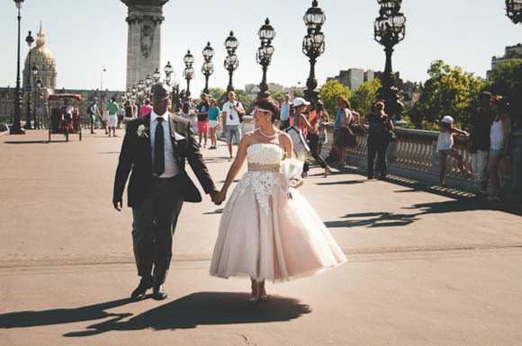 An Audrey Hepburn inspired pre wedding shoot in Paris