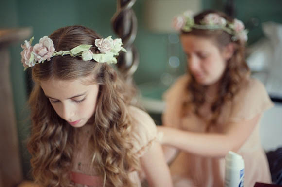 Claire Pettibone Wedding Dress, Barn Wedding, photos by Eliza Claire