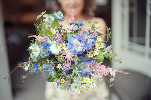 Claire Pettibone Wedding Dress, Barn Wedding, photos by Eliza Claire