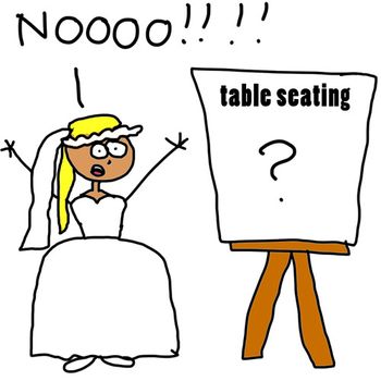 Wedding table planning nightmare