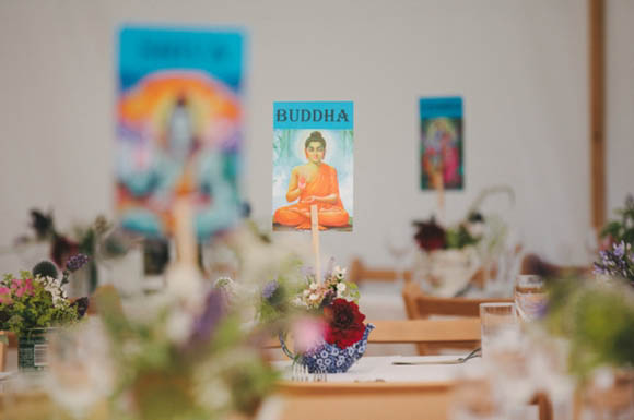 Indian Goddess table names, Jenny Packham