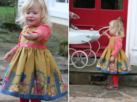 Poppy, hand illustrated, vintage inspired children and adult dresses