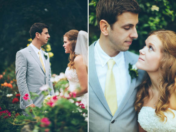 Justin Alexander 8465, daisies, yellow wedding