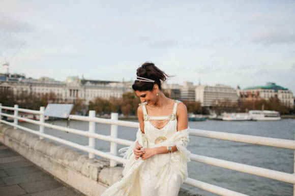 Temperley Wedding Dress, Groucho Club Wedding, London