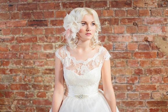 Vintage inspired wedding dress designer in London, Dana Bolton