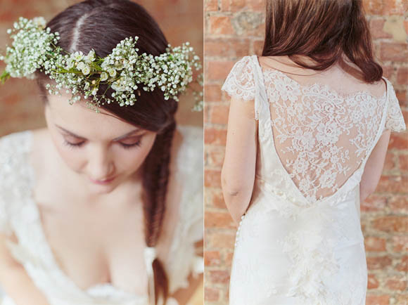 Vintage inspired wedding dress designer in London, Dana Bolton