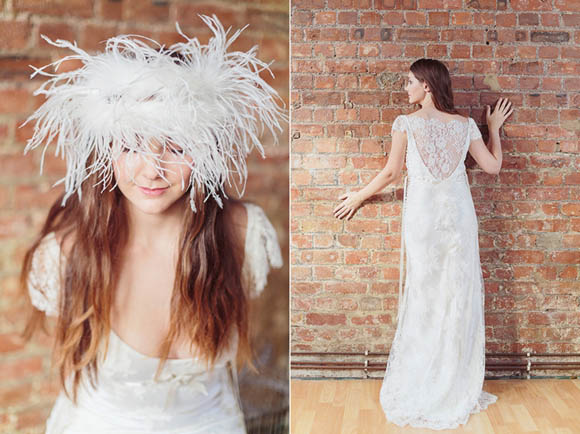 Vintage inspired wedding dress designer in London, Dana Bolton