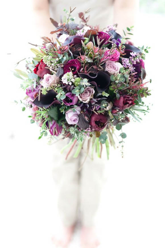 Zita Elze real flower dress, London Florist