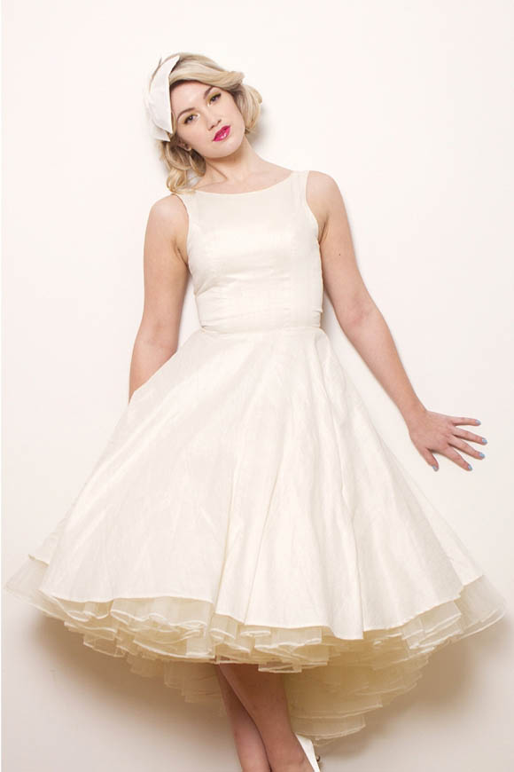 1950s inspired wedding dresses by Oh My Honey