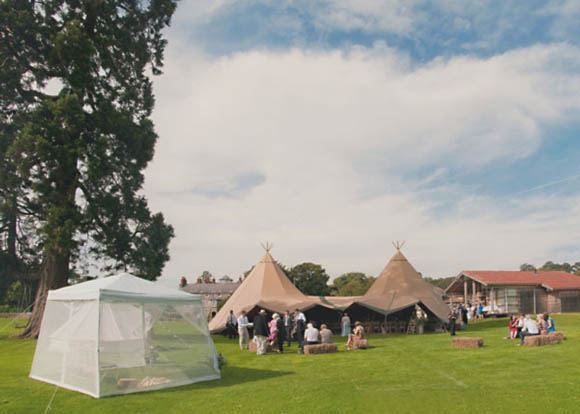 Woodland blessing wedding, tipis, diy wedding