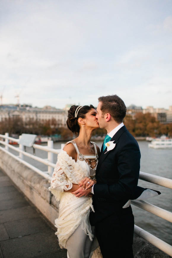 Temperley Wedding Dress, Groucho Club Wedding, London