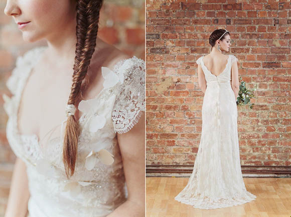 Vintage inspired wedding dress designer in London, Dana Bolton