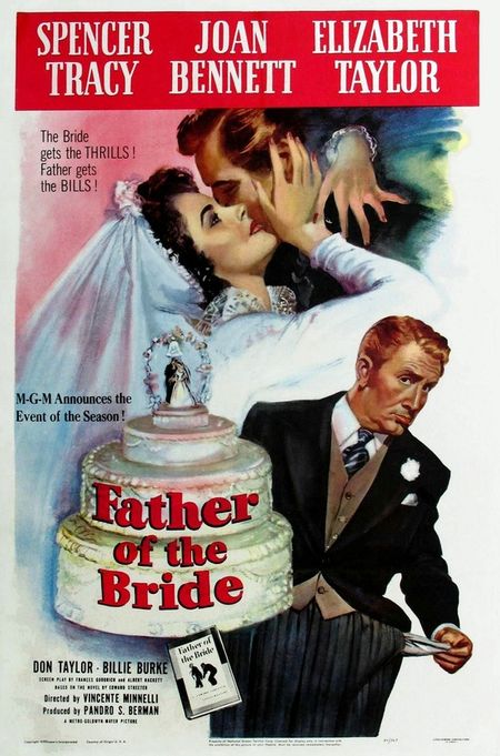 Poster for the original 'Father of the Bride' movie.