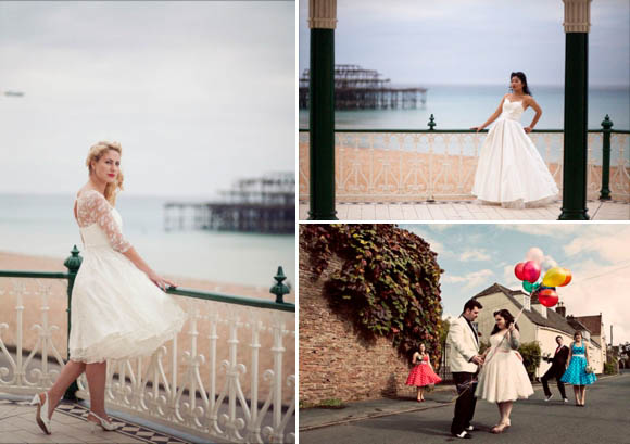 1950s inspired wedding dresses by Oh My Honey