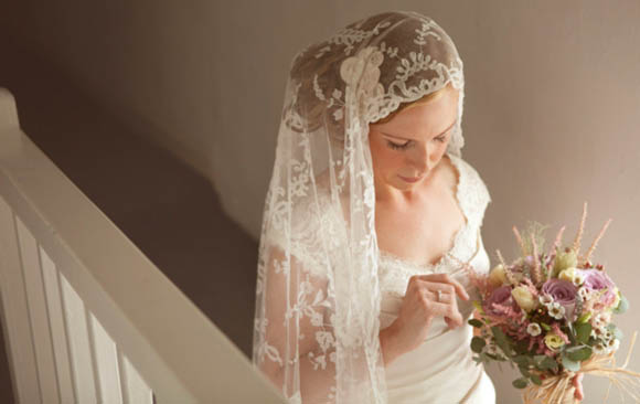 Lusan Mandongus Wedding Dress, Vintage Wedding Veil