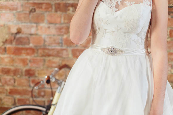 Vintage inspired wedding dress designer in London, Dana Bolton