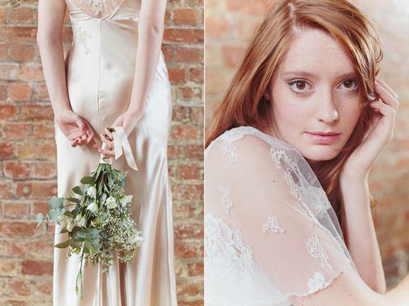 Vintage inspired wedding dress designer in London, Dana Bolton