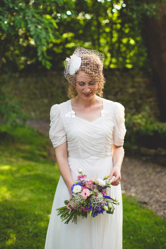 1940s wedding dress by S6 Photography