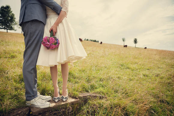 Alexandra KIng Wedding Dress, bright and colourful wedding