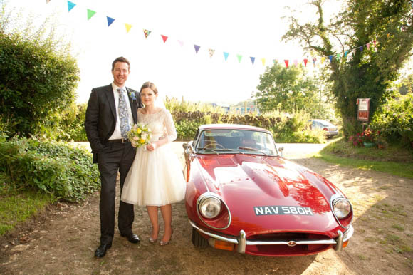 A Superhero and Vintage Inspired Colouful Barn Wedding