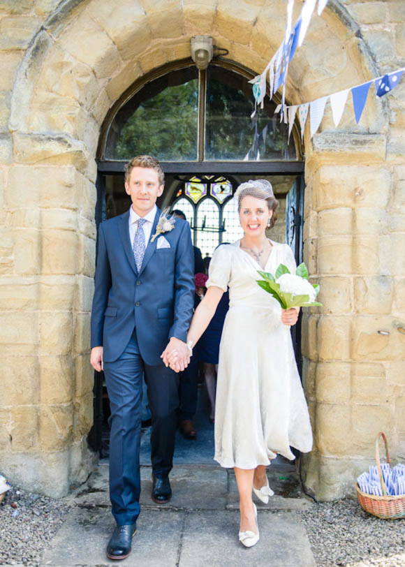 1940s charity shop wedding dress