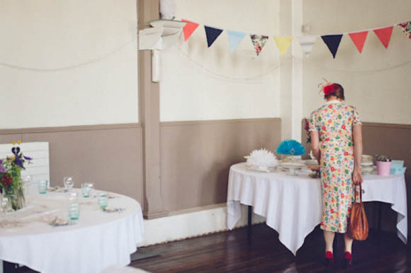 Handmade DIY vintage inspired village hall wedding