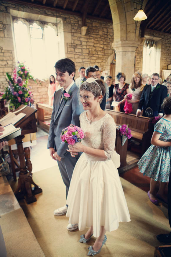 Alexandra KIng Wedding Dress, bright and colourful wedding