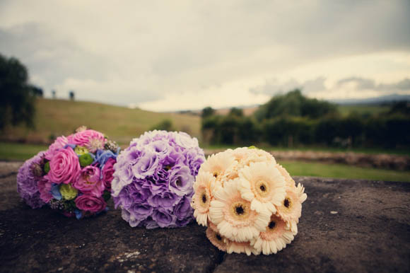 Alexandra KIng Wedding Dress, bright and colourful wedding