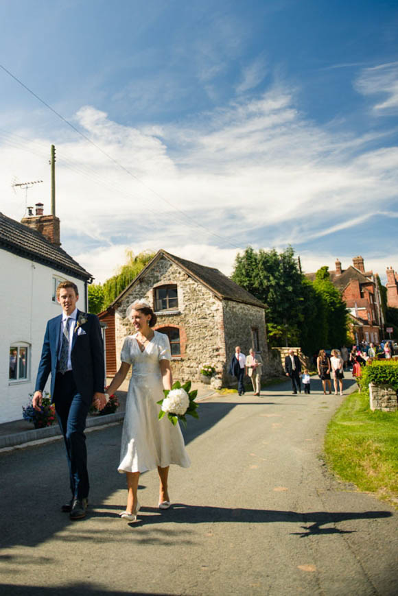 1940s charity shop wedding dress