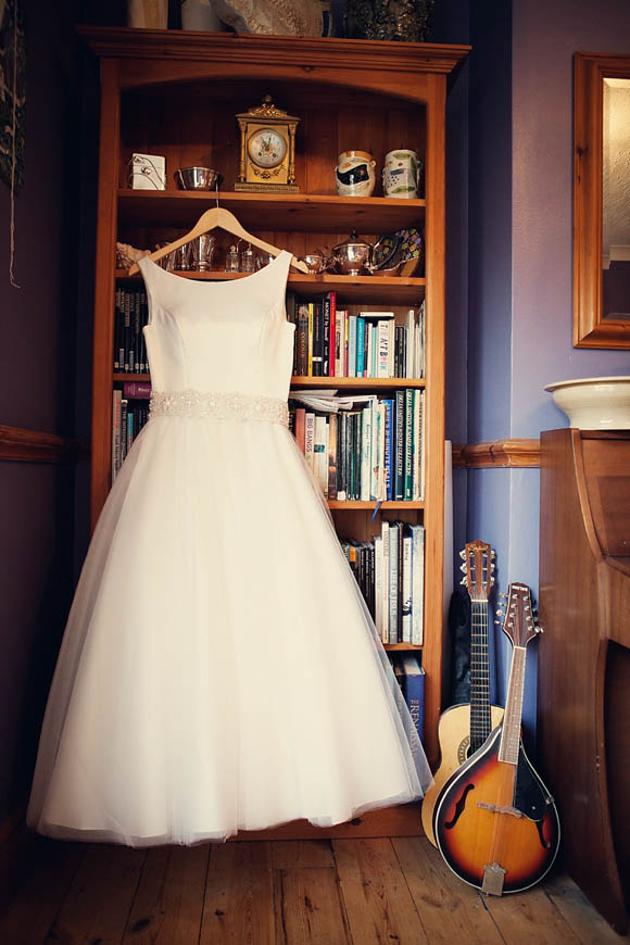 twirling wedding dress