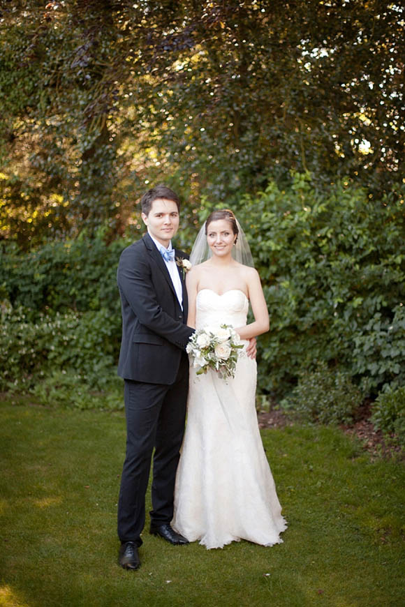 French lace wedding dress made by the Mother of the Groom Photography by Victoria Phipps