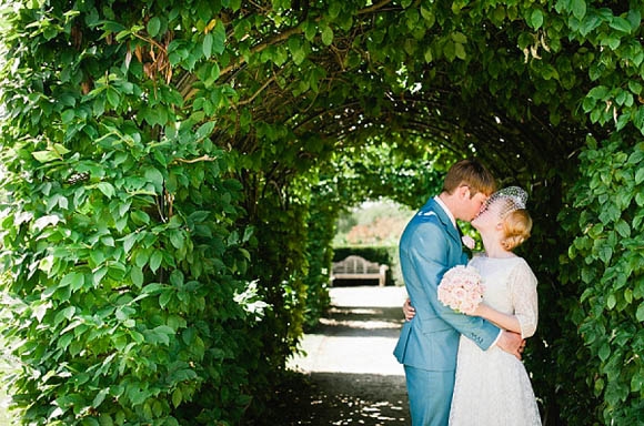 Elizabeth Avey 1950s Wedding Dress and Oh My Honey 1950s Bridesmaids dresses